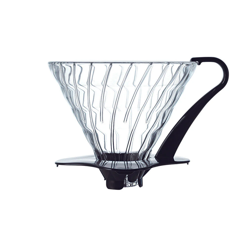 Hario V60 Glass Coffee Dripper Black - Size 03